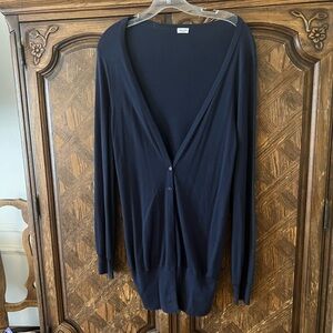 Splendid navy long cardigan size L-modal material